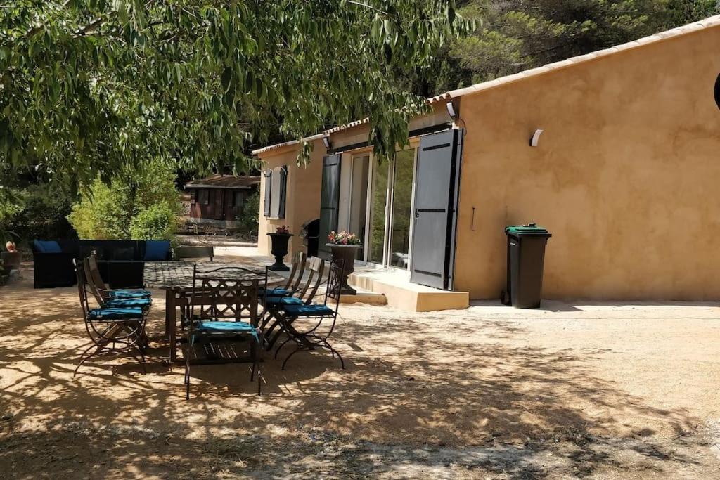 Villa Cigalons En Pleine Pinede Avec Piscine Chauffee De Mai A Septembre Auriol Exteriér fotografie